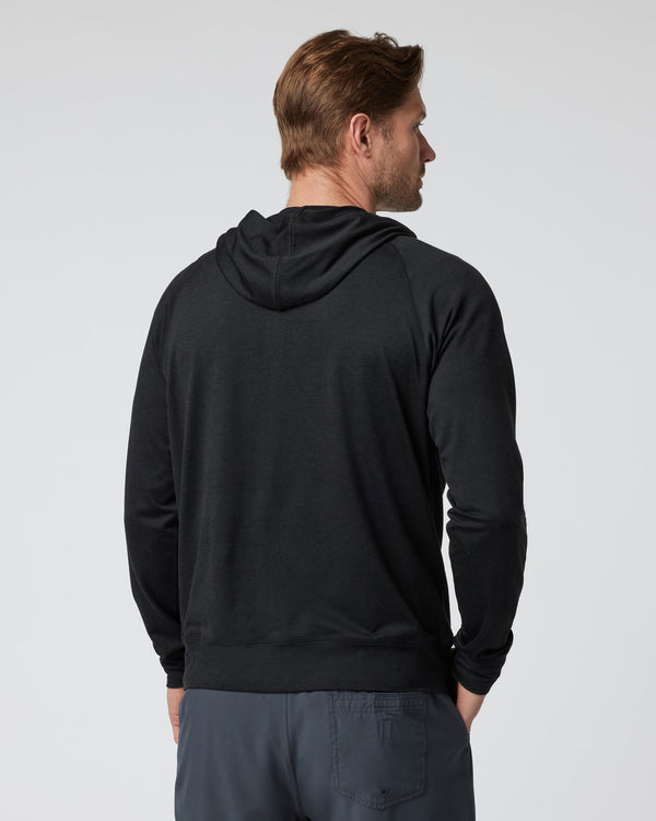 Sudadera con capucha y media cremallera Ponto Performance | brezo negro