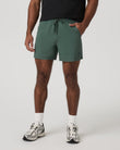 Kore Short Unlined 5" | Agate Green Tonal