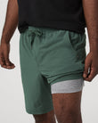 Kore Short Lined 9" | Agate Green Tonal