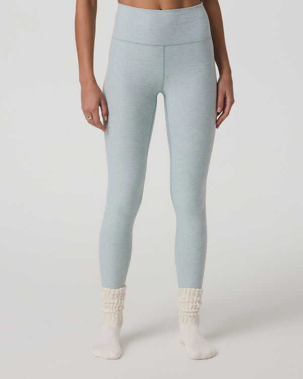 Clean Elevation Legging - Short | Blue Haze Heather